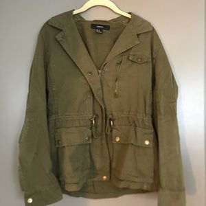 Forever 21 Utility/Bomber Jacket
